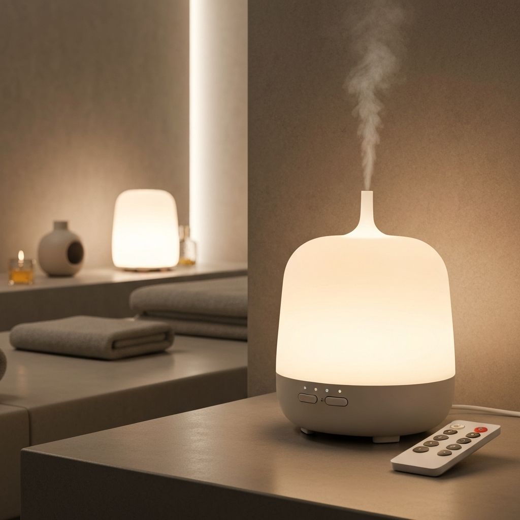 Difusor aromático moderno con control remoto